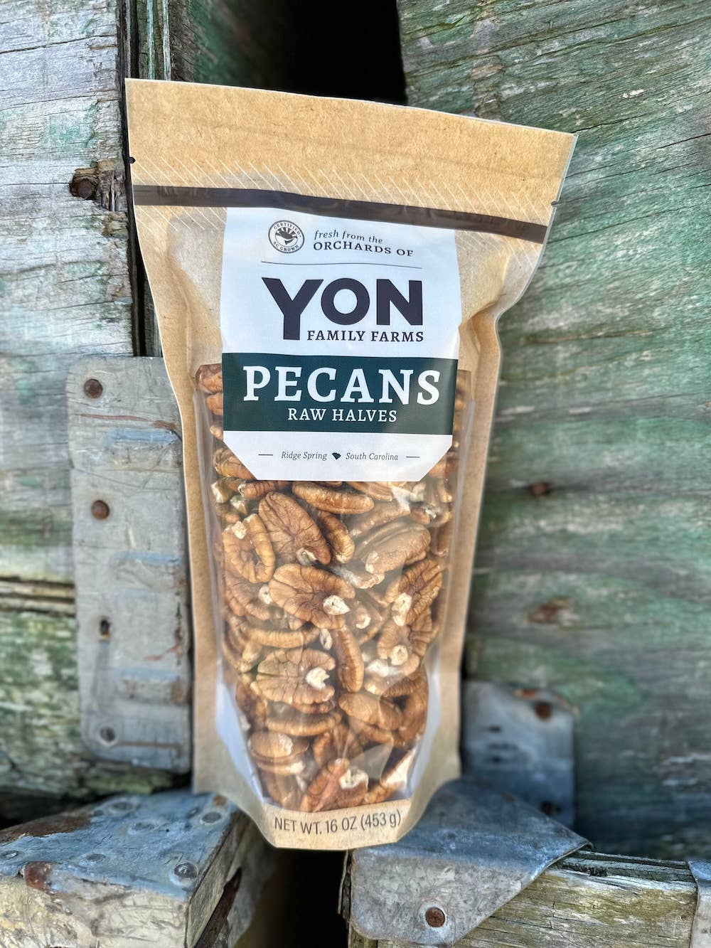 Raw Pecan Halves- Yon Family Farms