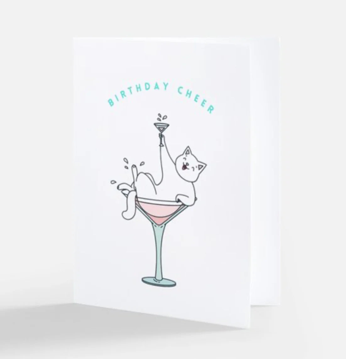 Birthday Cheer Cat Card