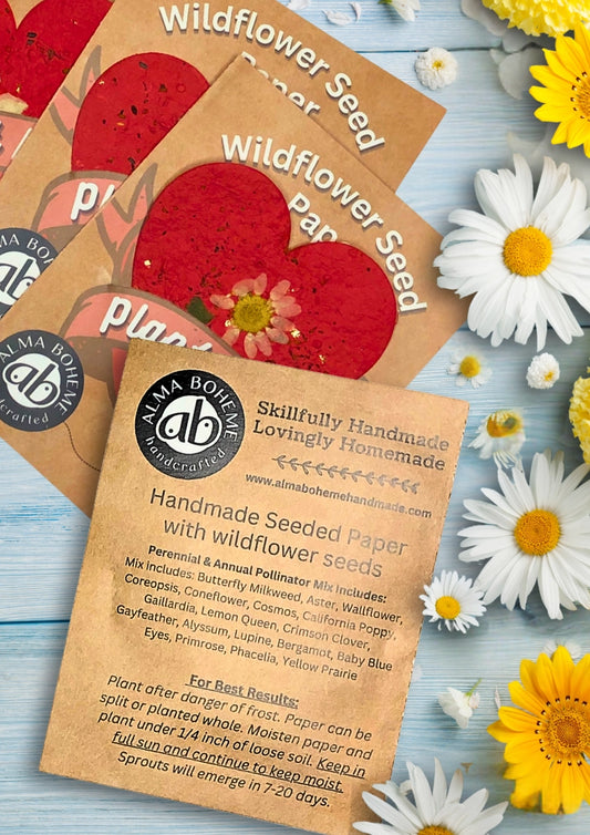 Wildflower seed paper