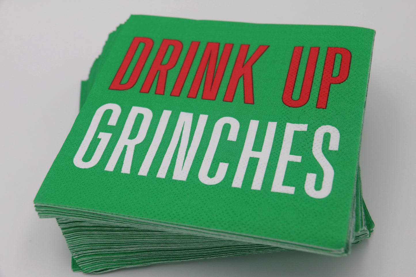 Drink Up Grinches Cocktail Napkins