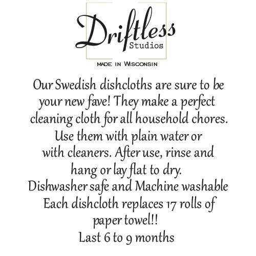 Patterned Banana Kitchen Swedish Dish Towels