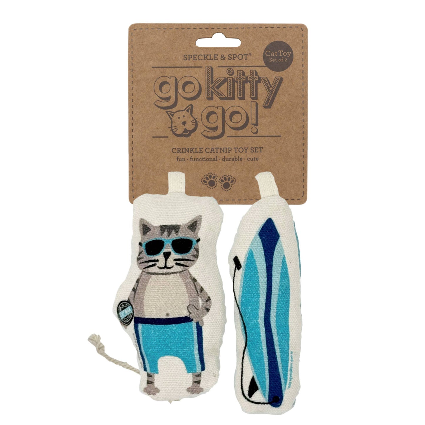 Go Kitty Go Cat Toy Set | Surf Kitty