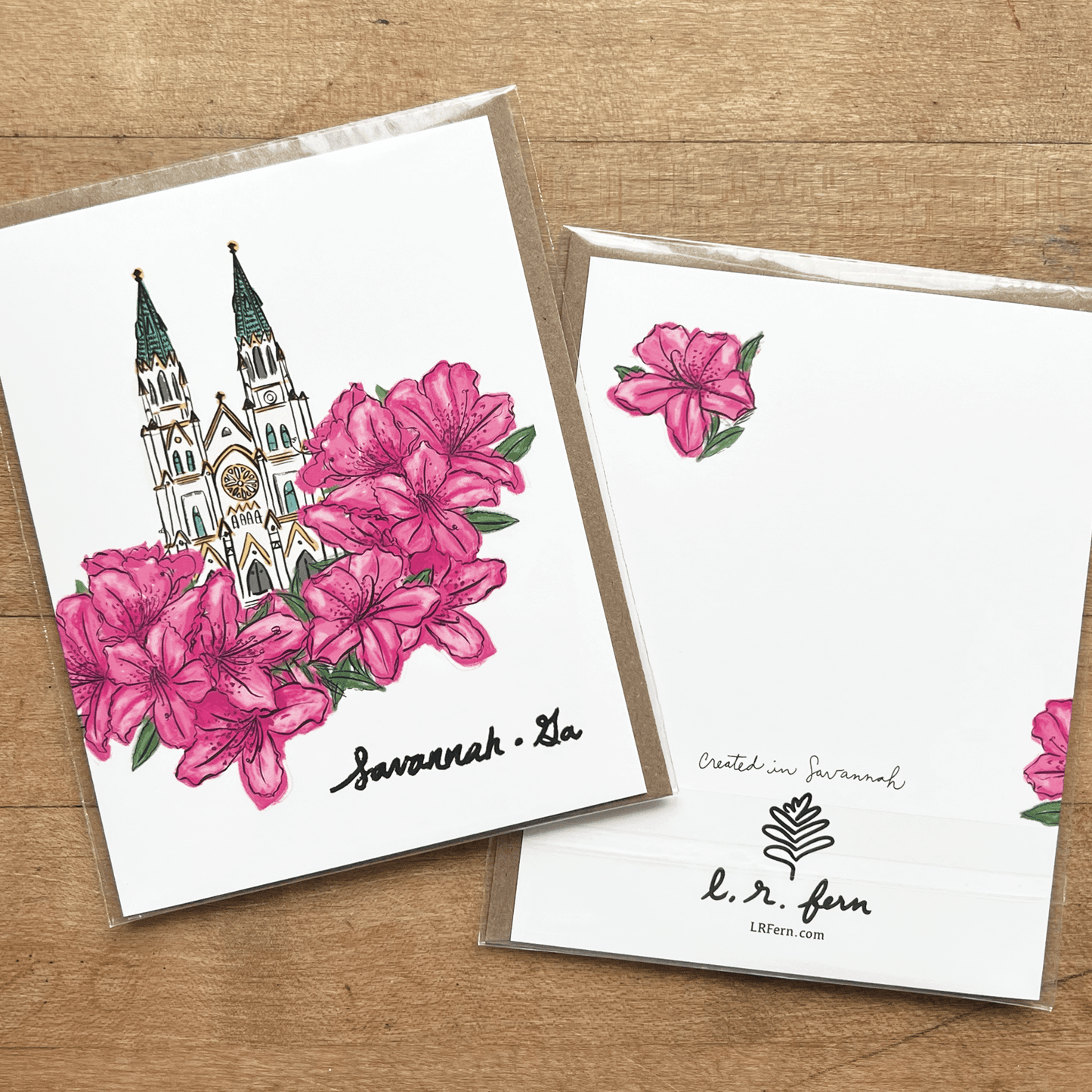 Azalea Savannah Greeting Card