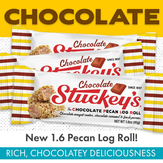 Stuckey's chocolate pecan log roll