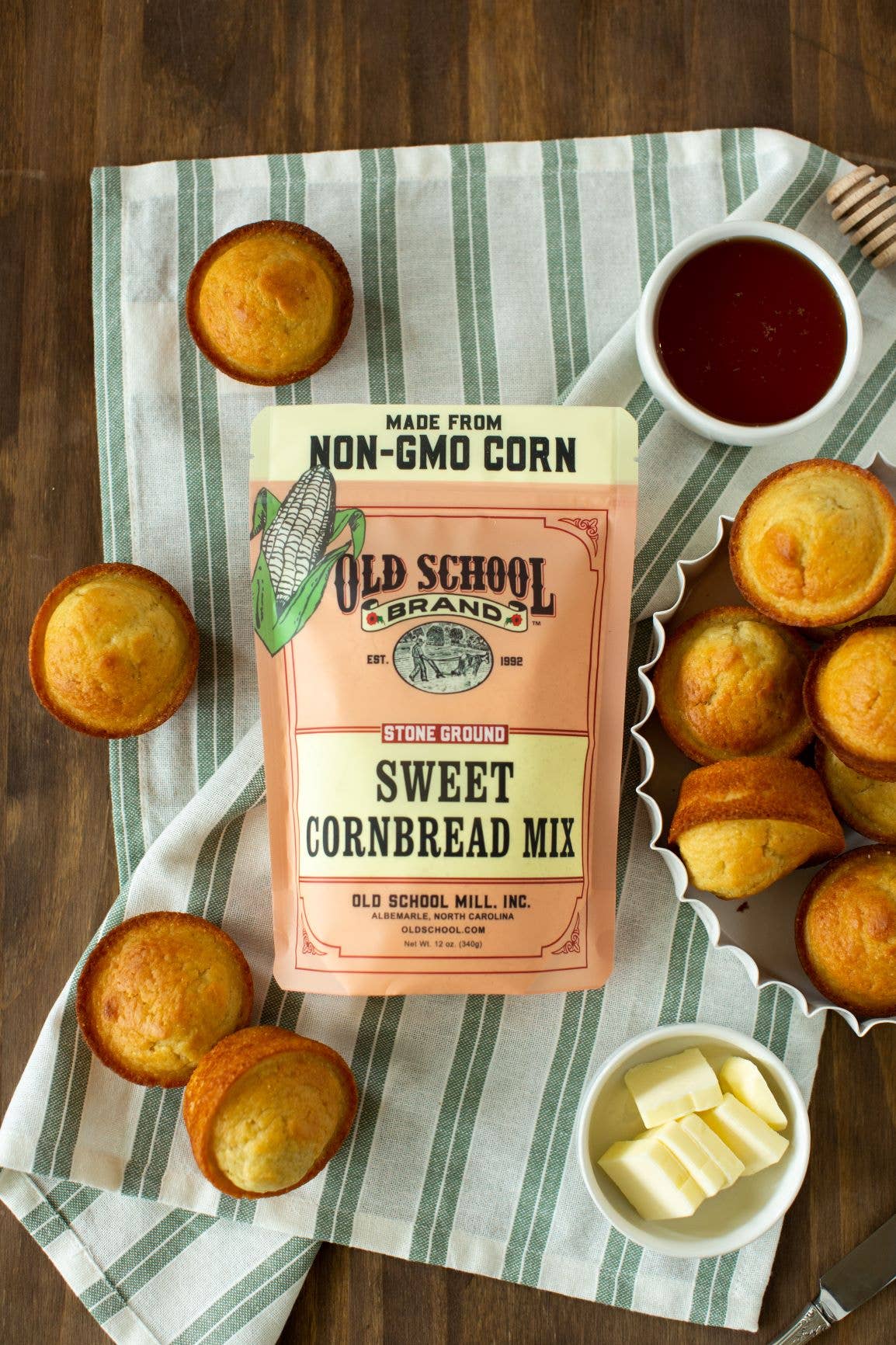 Sweet Cornbread- Old School Brand