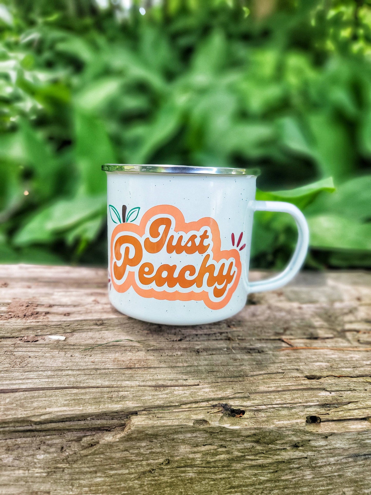 Just Peachy Mug, Peach Coffee Mug, Peach Cup, Georgia Peach
