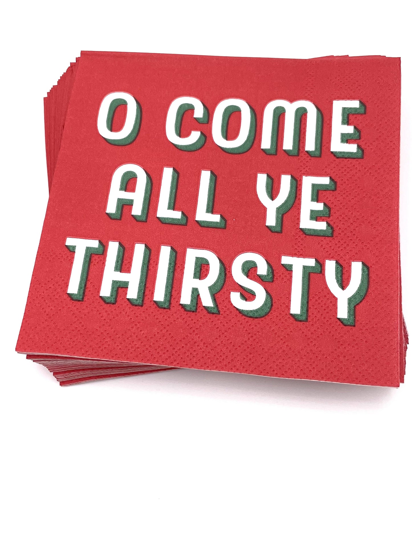 Come All Ye Thirsty Cocktail Napkins