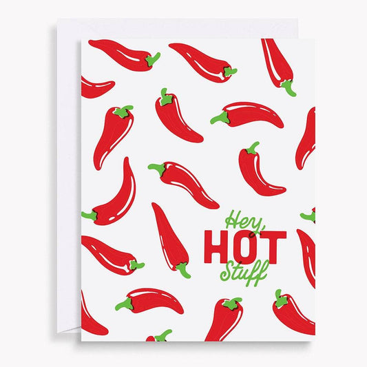 Hey Hot Stuff Valentine's Card