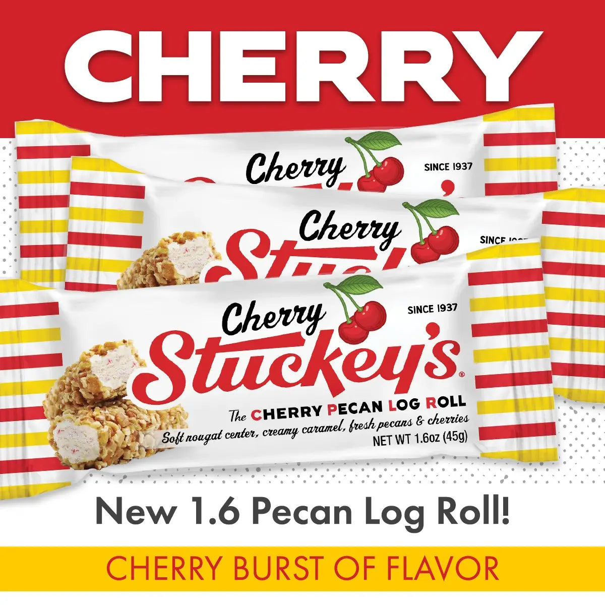 Stuckey's Cherry Pecan Log Roll