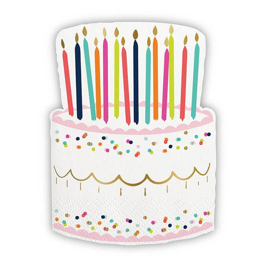 Birthday Cake Shaped Napkins