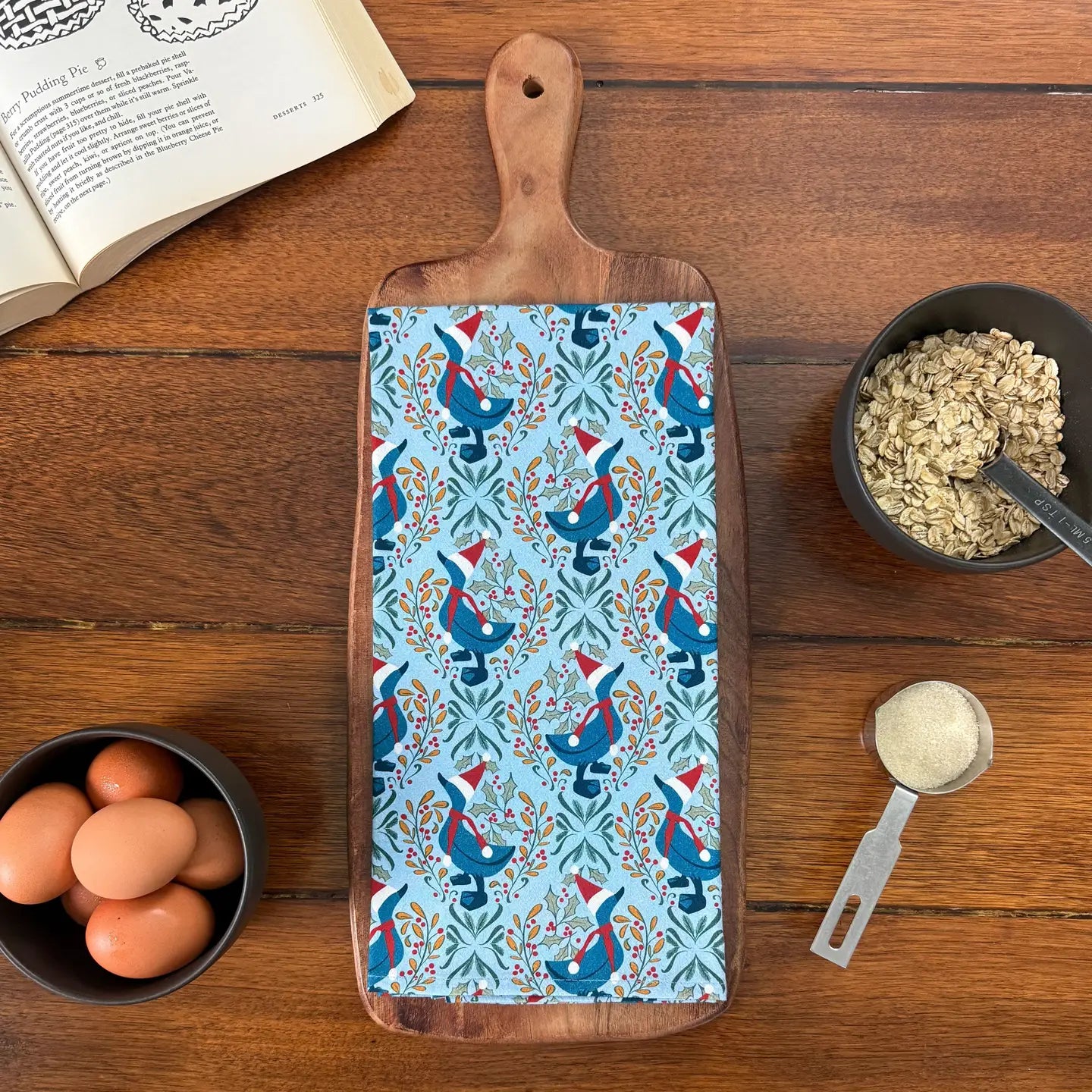 Duck the Halls Holiday Kitchen Towel