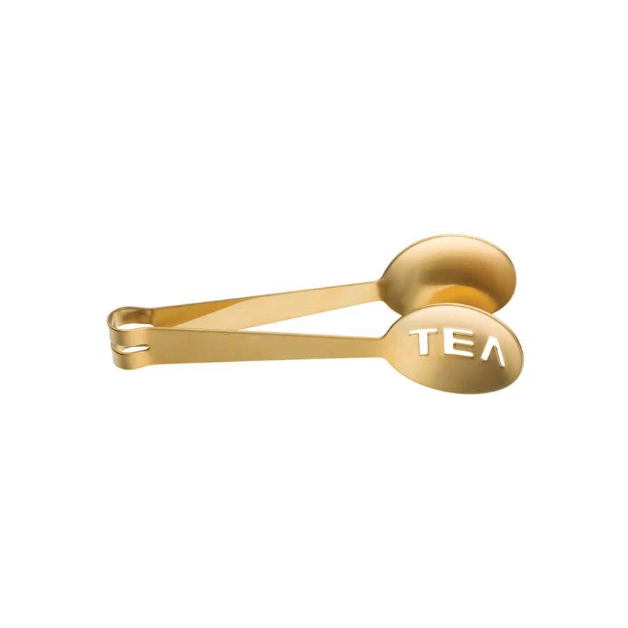 Gold Tea Tongs