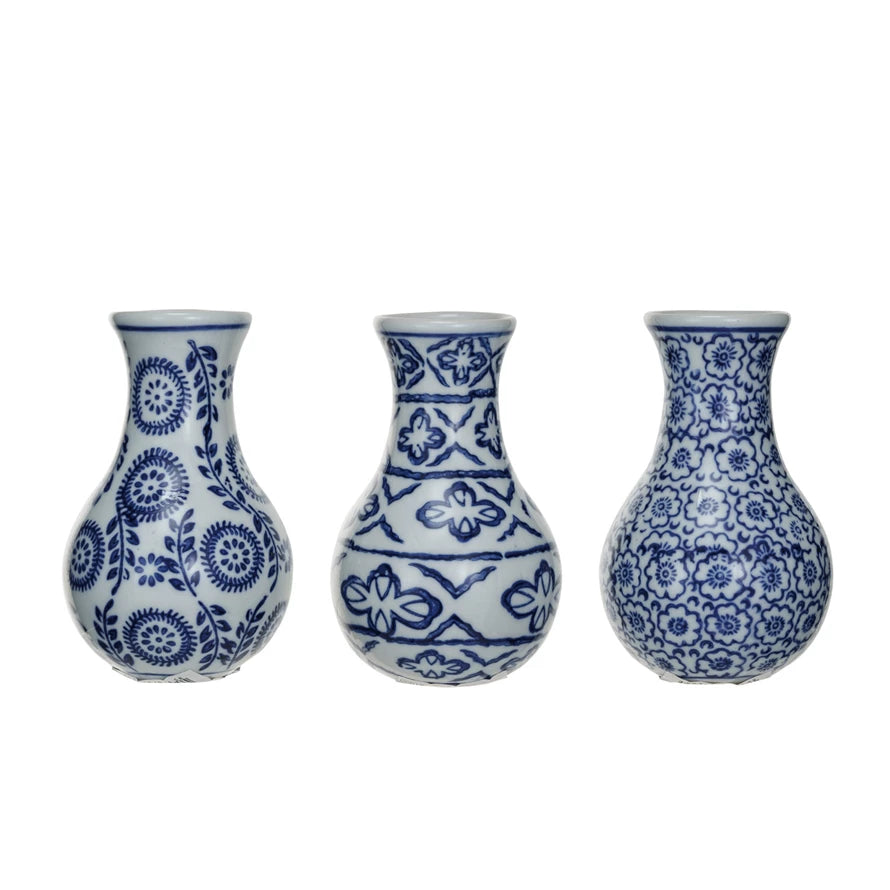 Hand-Stamped Vase - Three Styles