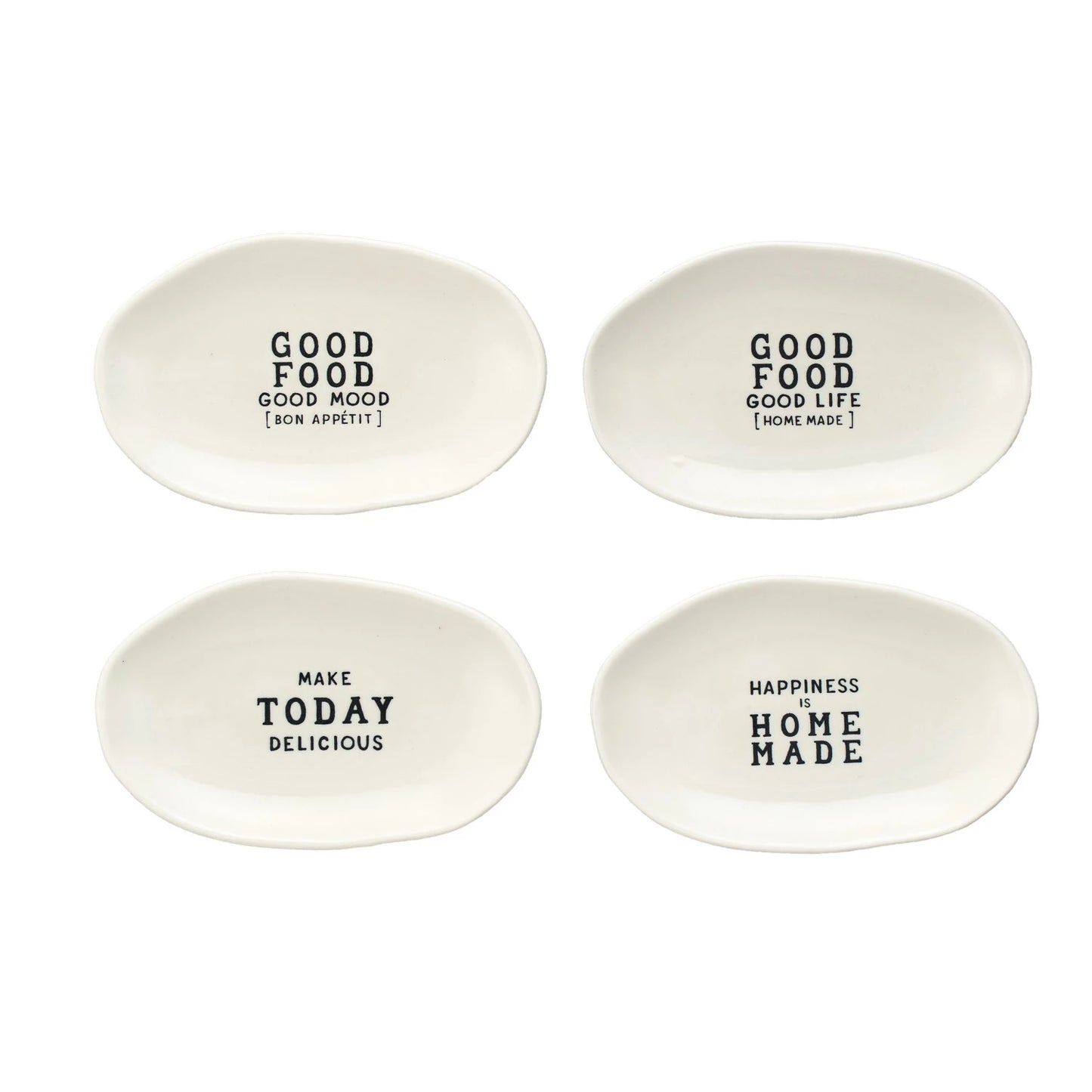 Stoneware Dishes w/Sayings