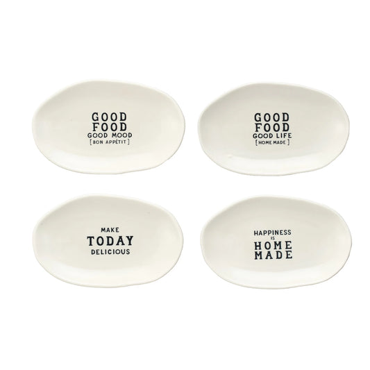 Stoneware Dishes w/Sayings