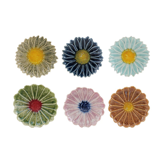 Stoneware Flower-shaped Dish