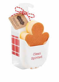 Gingerbread Sponge Holder Clean Spirited