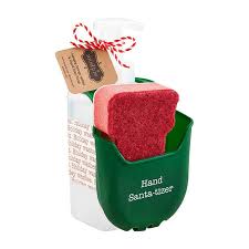 Stocking Sponge Holder Hand Santa-tizer