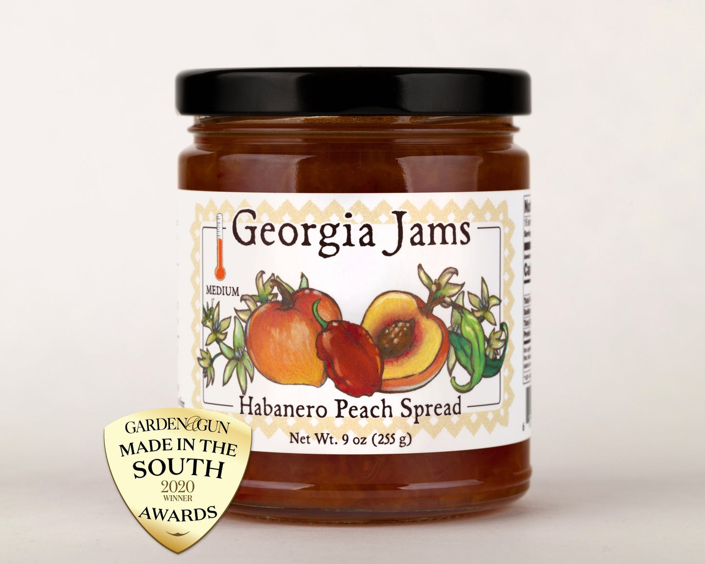 Habanero Peach Spread 9oz