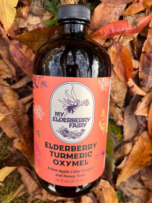 Elderberry-Turmeric Oxymel