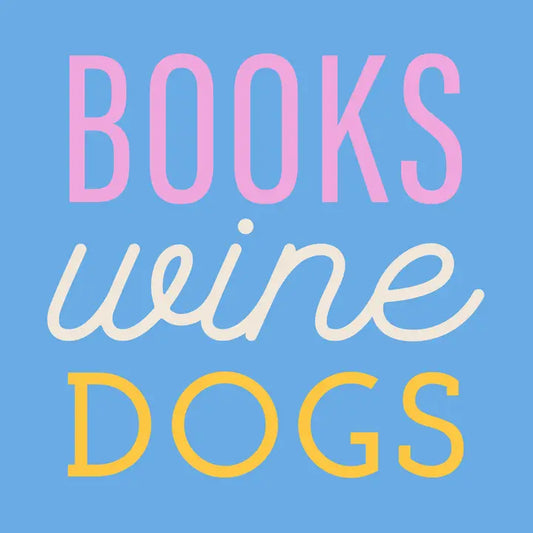 Books Wine Dogs... Cocktail Napkins
