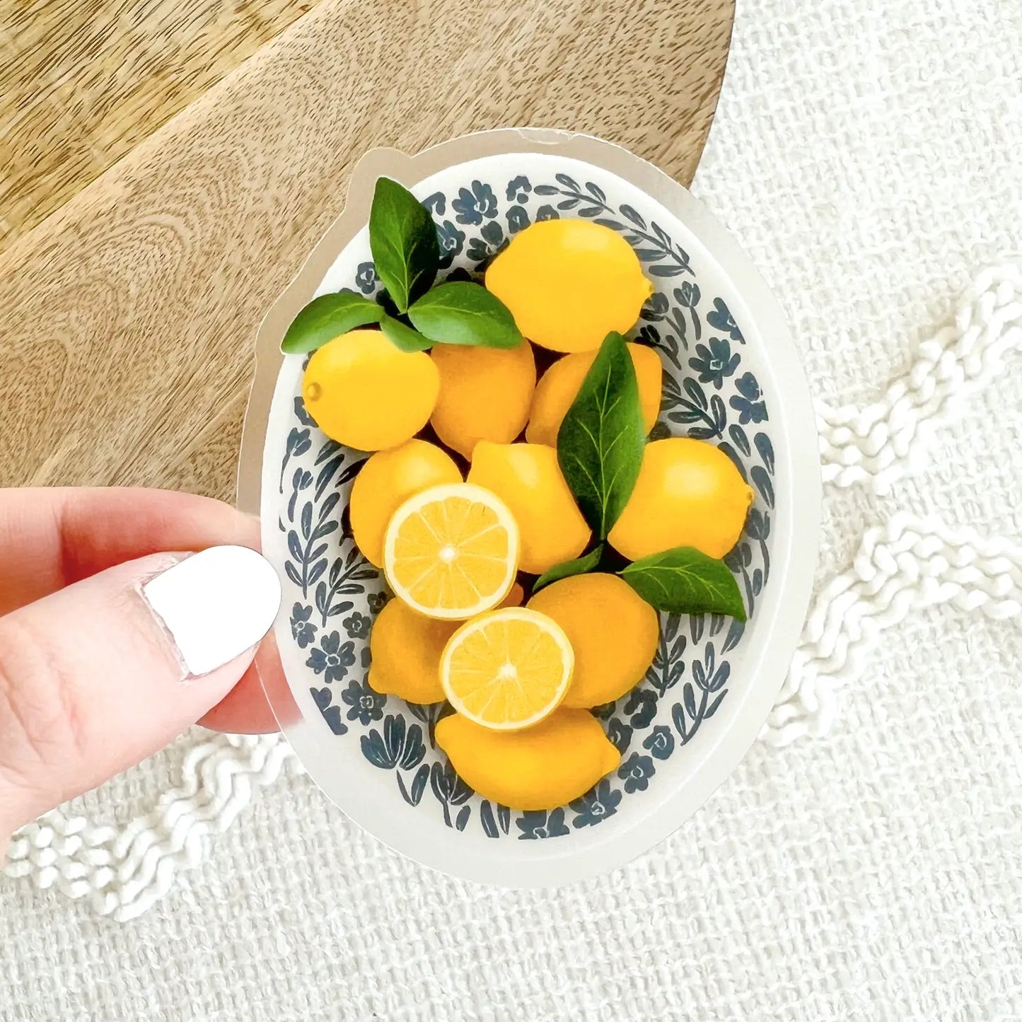 Bowl of Lemons Sticker