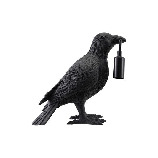 Crow table lamp