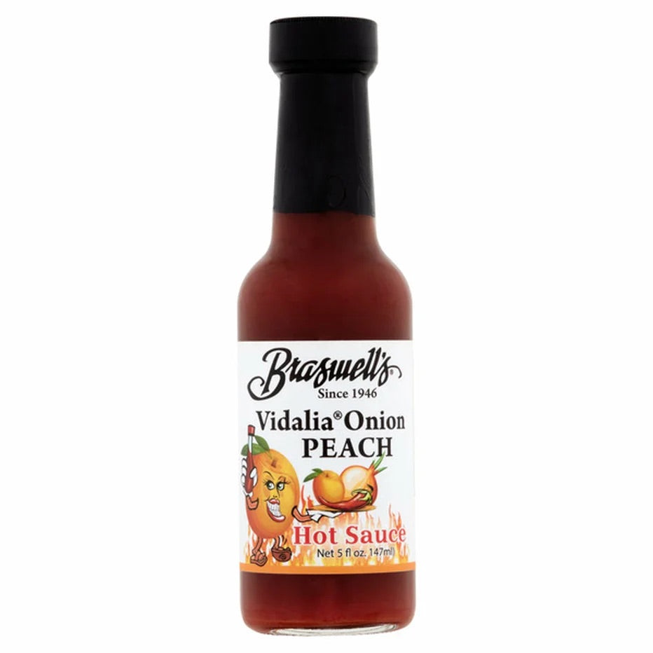 Vidalia Onion Peach Hot Sauce - Braswell's - Local Brand