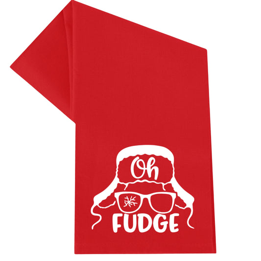 Oh Fudge tea towel