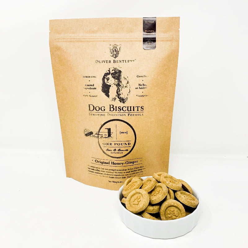 Honey-Ginger Dog Biscuits