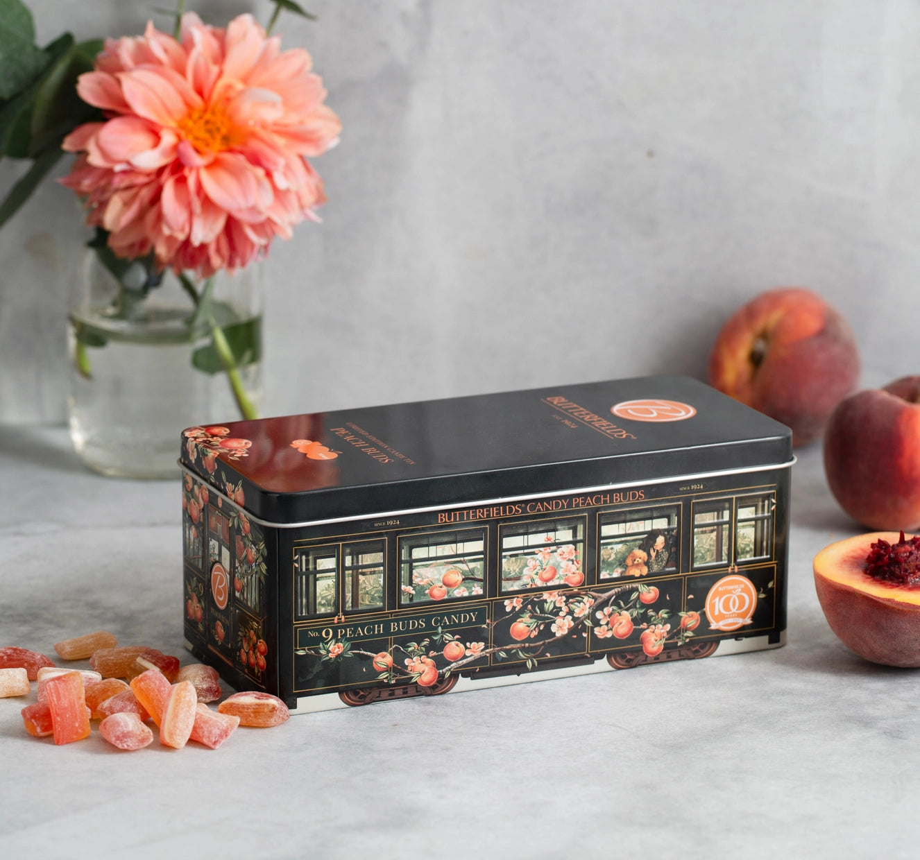 peach buds centennial trolley