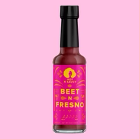 Beet N Fresno Hot Sauce-- Hot N Saucy