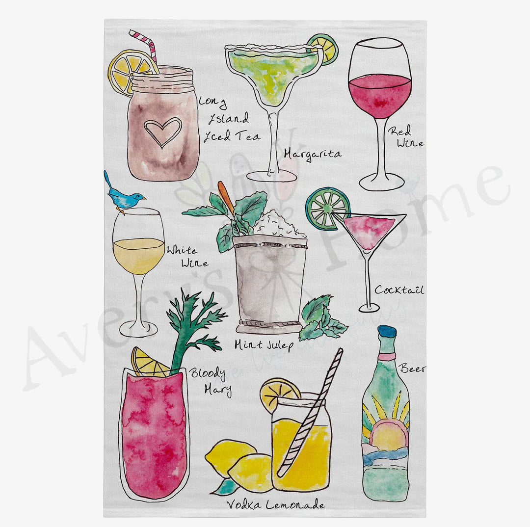 Cocktails Tea Towel - Avery's Home
