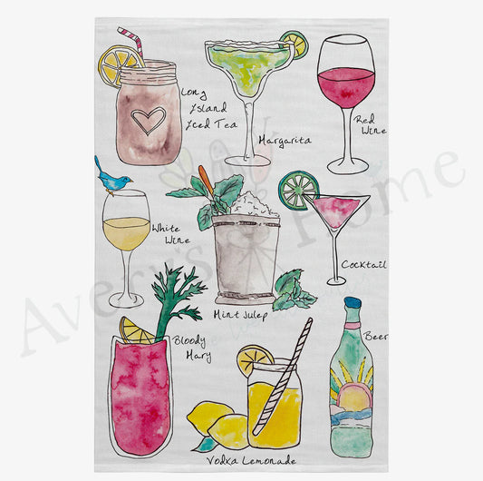 Cocktails Tea Towel - Avery's Home