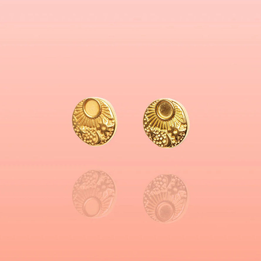 Carmen Embossed Studs