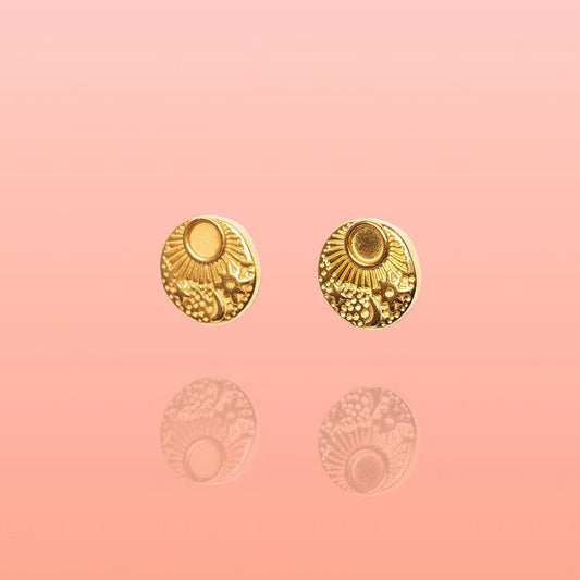 Carmen Embossed Studs