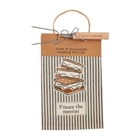 Stripe Smore Towel & Stick Set