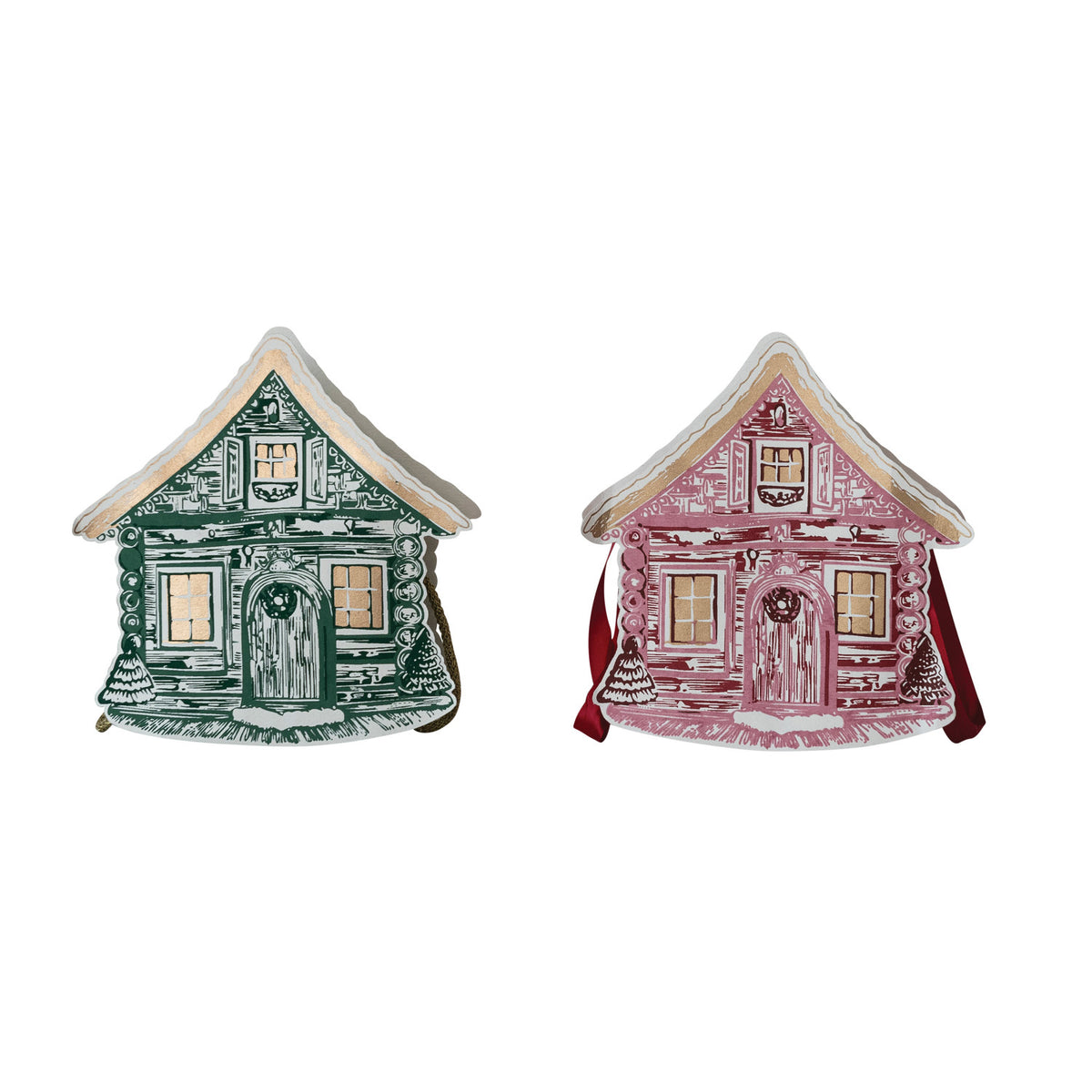 Handmade Cabin Shaped Gift Bag