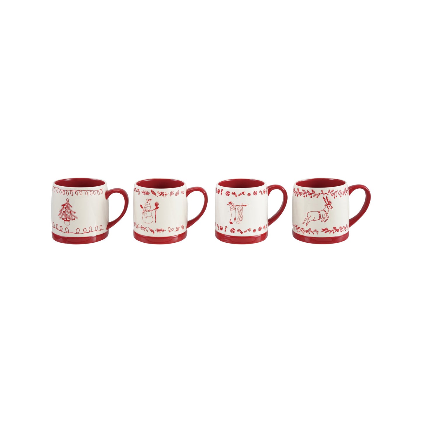 Stoneware Holiday Mug