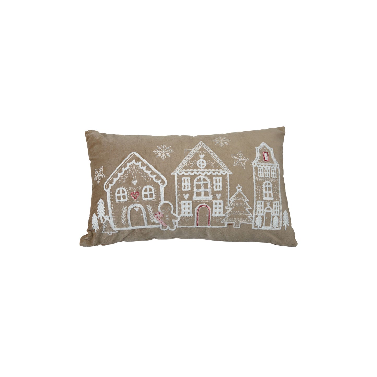 Velvet lumbar pillow
