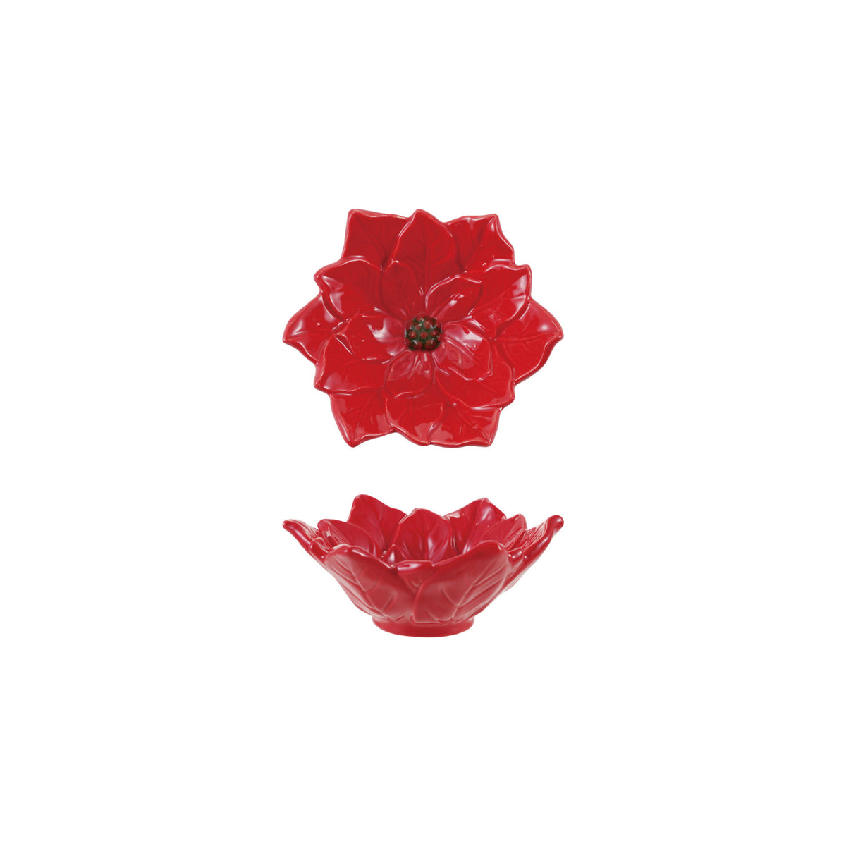 Poinsettia Dish