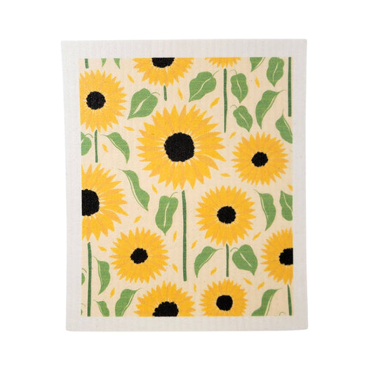 Sunflower Swedish Dishcloth