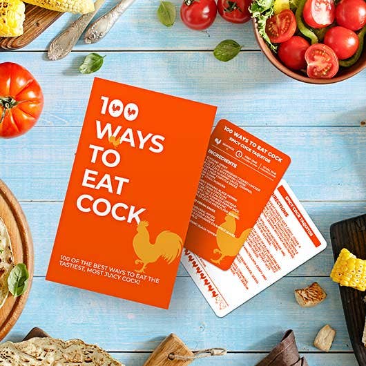 100 Ways To Eat Cock Card Set