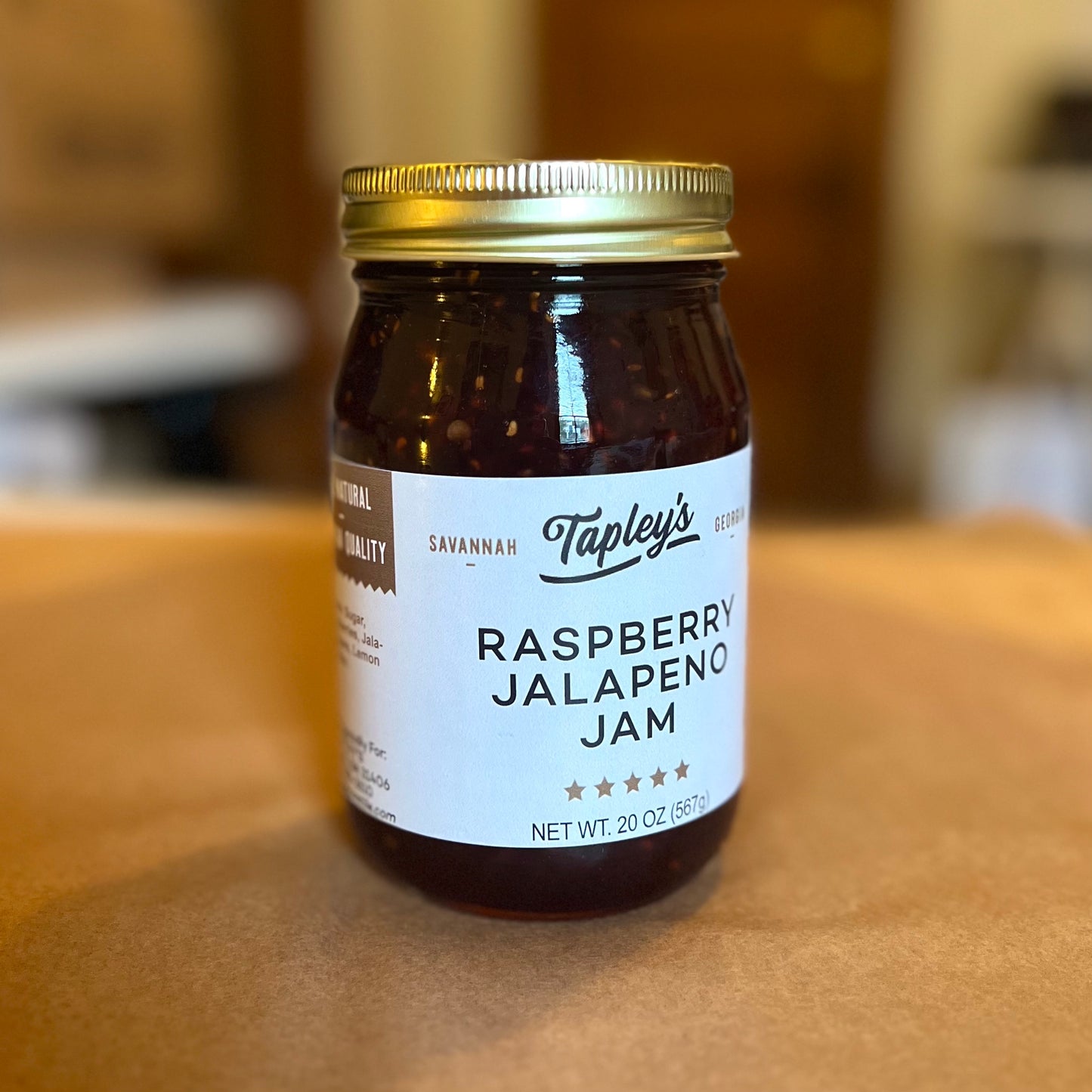 Raspberry Jalapeño Jam- Tapley's - Local Brand