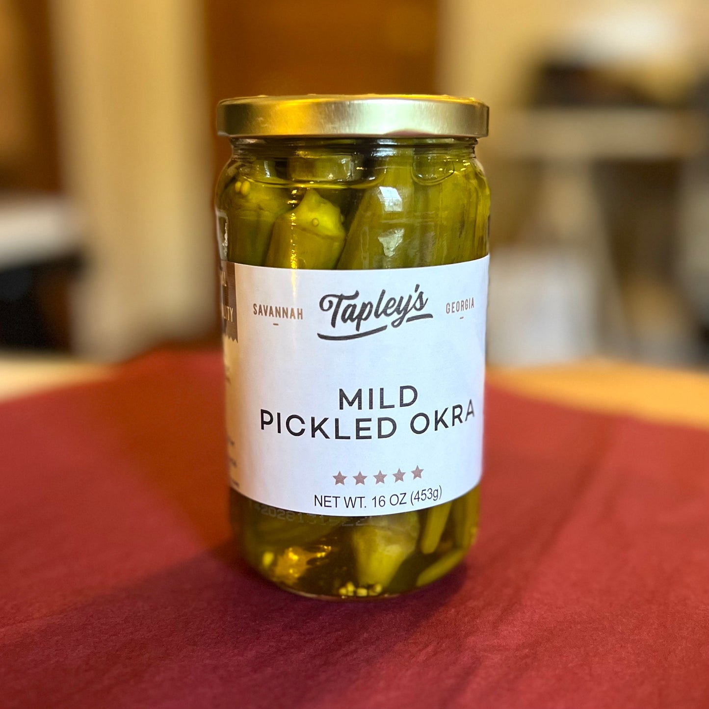 Mild Pickled Okra - Tapley's - Local Brand