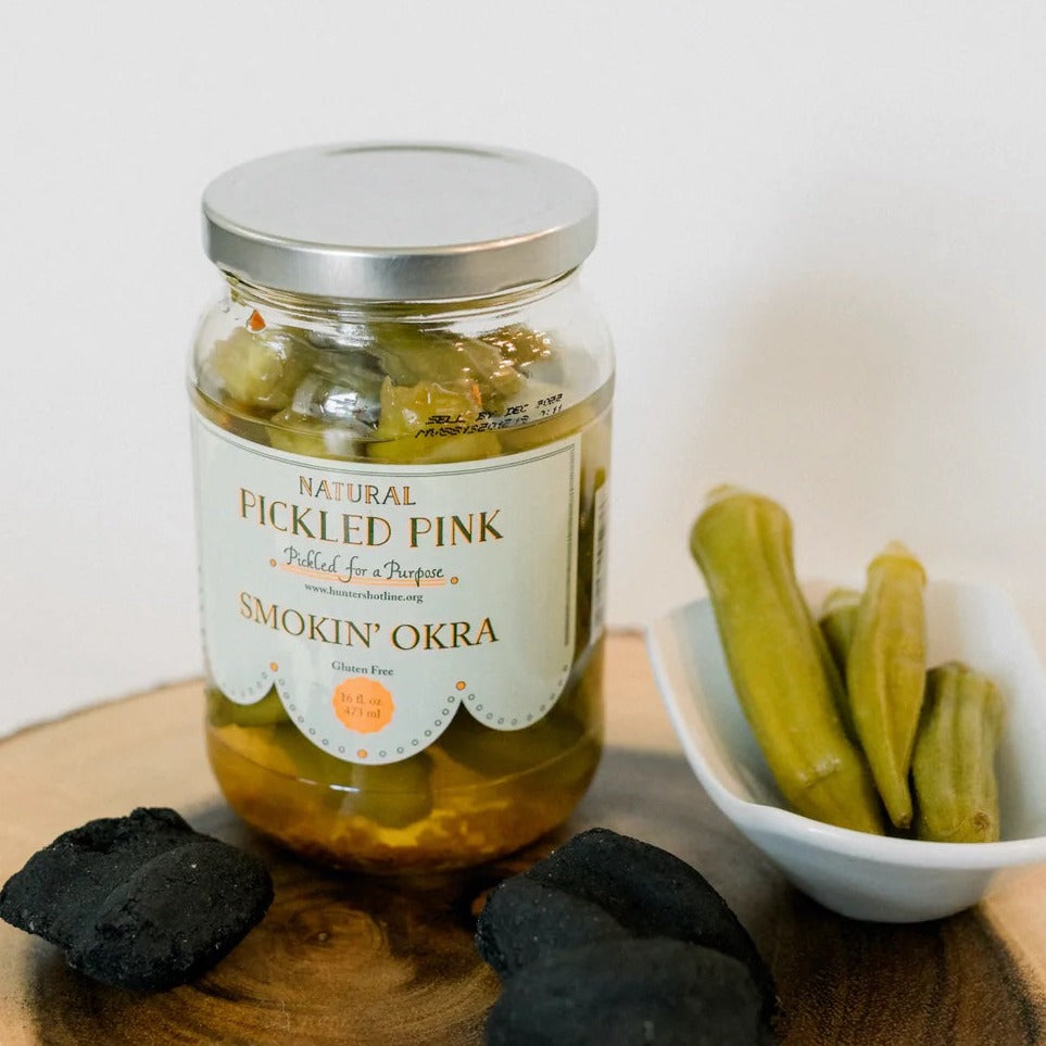 Smokin' Okra- Pickled Pink Foods